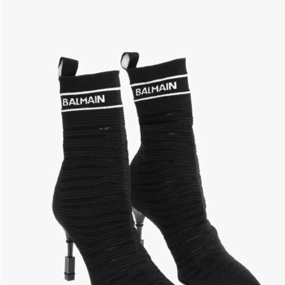 Balmain Graphic print sock boots NEW WITH TAGS SIZE 41 - Picture 9 of 16